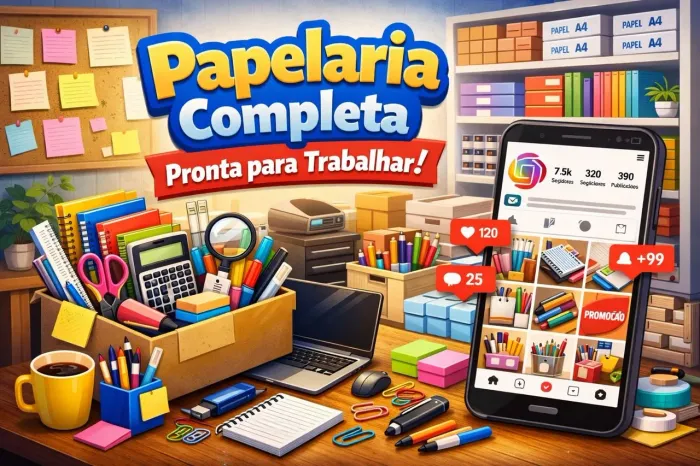 Papelaria completa 