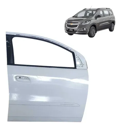 Porta Gm Spin 2013 A 2017 Dianteira Direita Dianteira Direita Branco
