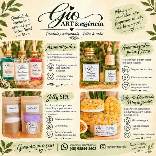 Gio ART & essência - Produtos artesanais