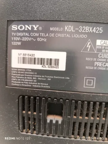tv sony cristal liquido modelo kdl 32bx425