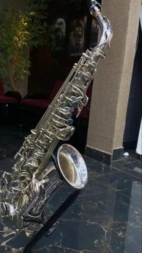 Sax alto weril Spectra 2 banhado na prata 