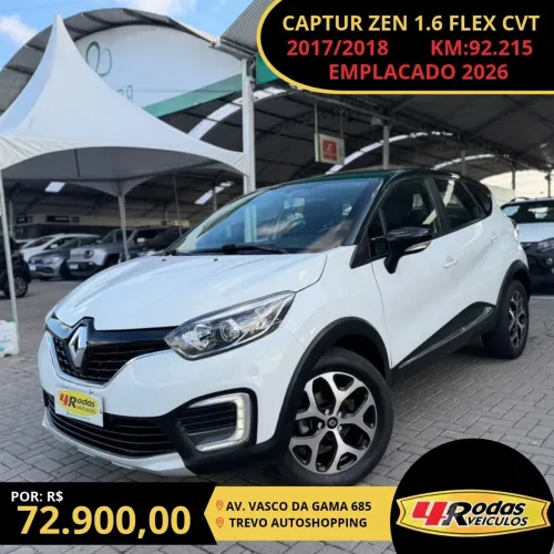 Renault Captur Zen 1.6 16V Flex 5P Mec. 2018
