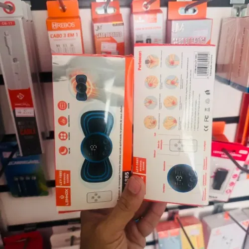 Aparelho Massageador Elétrico Recarregável com Controle remoto Portátil