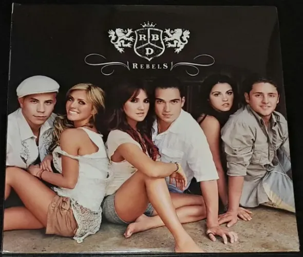 RBD LP Rebels 2006 Rebelde Edição Limitada Importado Disco Duplo Azul Novo Raro