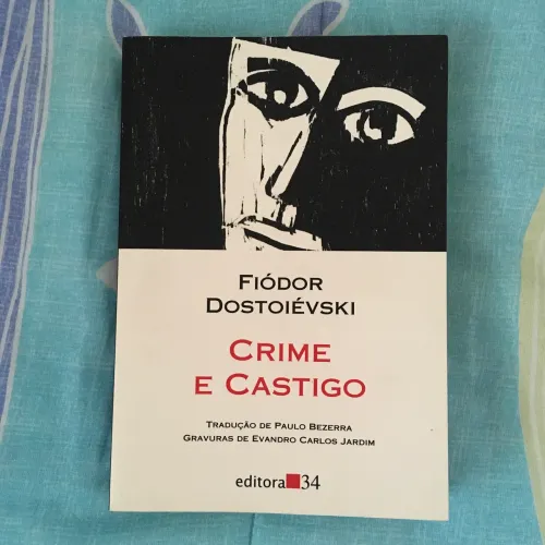 Livro Crime e Castigo Dostoiévski Editora 34