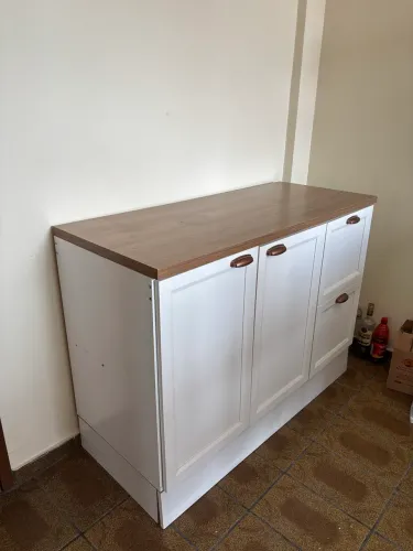 Balcão de Cozinha 120 cm 2 portas e 2 gavetas