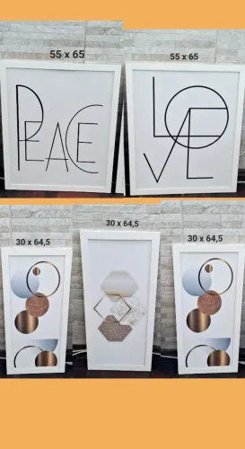 Conjunto de 14 quais de parede