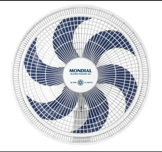 Ventilador de mesa VSP 40 w Super Power 40 cm Mondial 140w Estrutura Branco/Azul