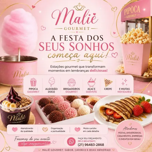 ESTAÇÃO MALIÊ GOURMET PARA SEU EVENTO