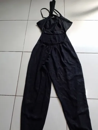 Macacão longo preto