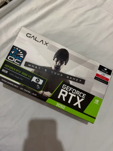 RTX 3050 8GB GALAX - Para Reparo / Liga porém vídeo intermitente