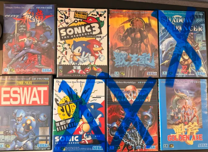 Jogos Megadrive completos - valores na descrição