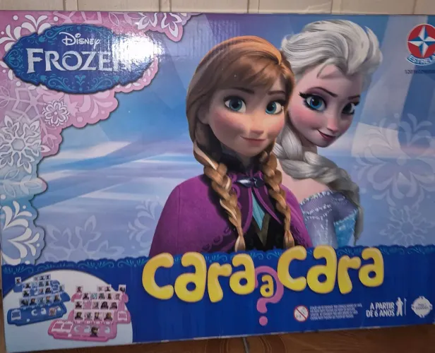 Cara a cara frozen estrela perfeitas condições