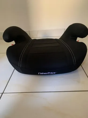 Assento Elevação Booster Infantil Isofix Carro Fisher Price Preto
