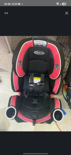 Rosa Cadeirinha Graco 4Ever<br><br>Rosa