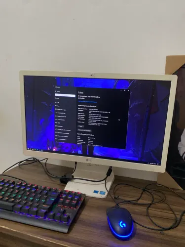 PC All In One Quad Core com periféricos gamer (NO PREÇO PRA IR RÁPIDO)