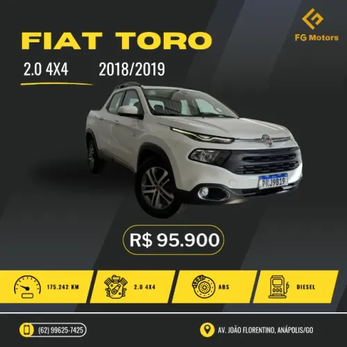 Fiat Toro Freedom 2.0 16V 4X4 Diesel Aut. 2019