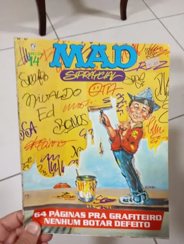 Revista Mad número 14, grafiteiros