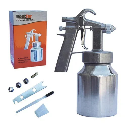 Pistola de pintura de baixa pressão 1lts ( Bestfer )