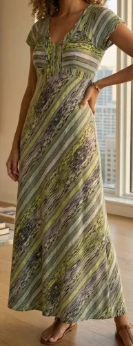 Vestido longo acetinado