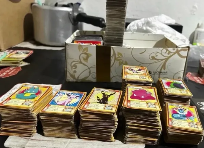 1.000 cards antigas Pokémon - cartas de banca