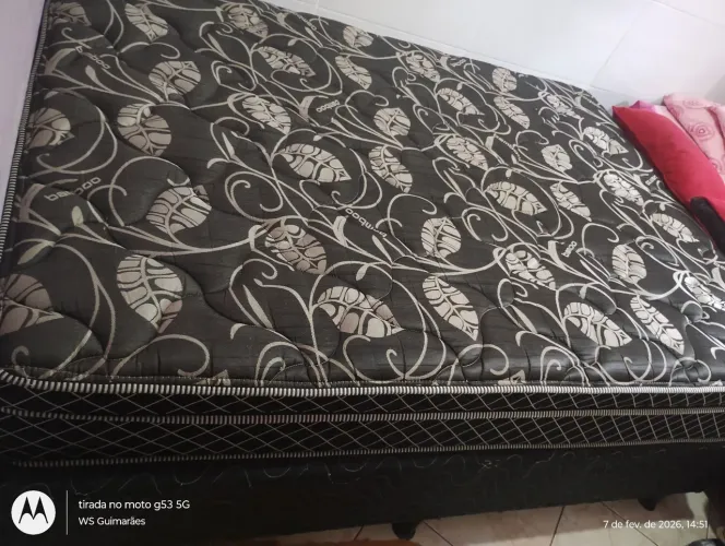 Cama box casal Base + colchão