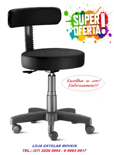 Mochos e cadeiras giratóríos