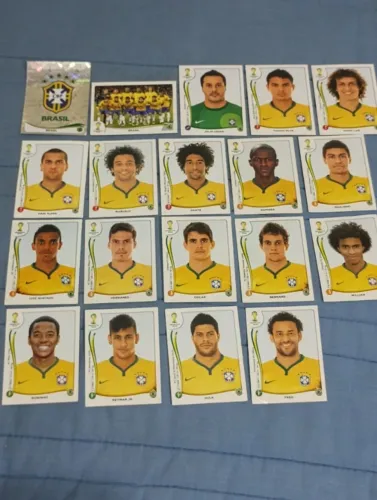 Figurinhas Seleção Brasileira Copa 2014 novas originais