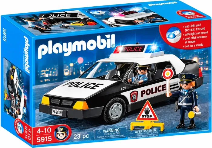Playmobil 5915 Police Car + 2 Policiais Original