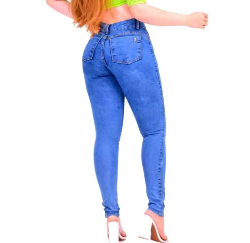 Kit 2 calças jeans feminina