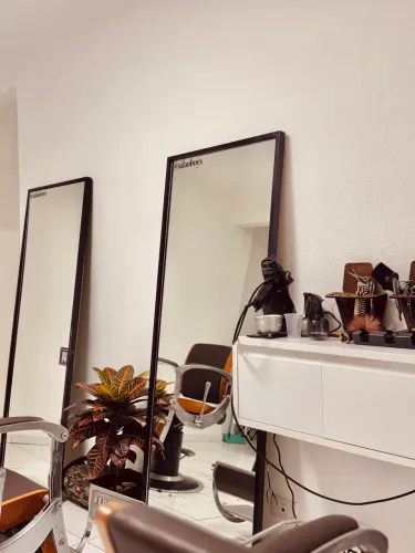 Espelhos profissionais grandes com moldura de madeira - 1,80 x 0,80 - 3 disponíveis