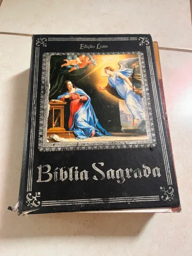 Bíblia Sagrada Antiga católica - Edição Luxo Ilustrada