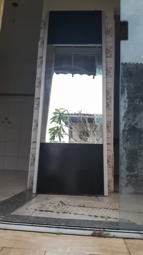 Porta de Correr MDF com Espelho Divisória Ou Closet  216x72cm 