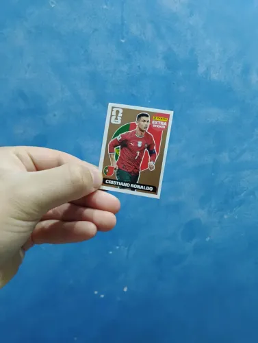 CR7 EXTRA STICKER BRONZE LEGEND RARO COPA DO MUNDO 2026 ALBUM FIGURINHAS