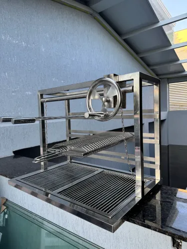 Churrasqueira de inox 304 