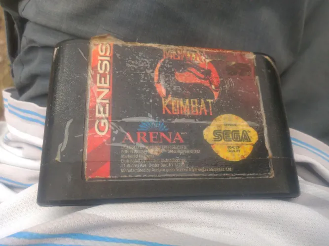 Cartucho mortal Kombat mega drive