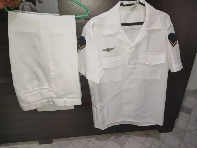 Roupa branca Marinha do Brasil usada uma vez