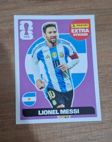 Legend Figurinha Copa 2026 - Messi - Lilás