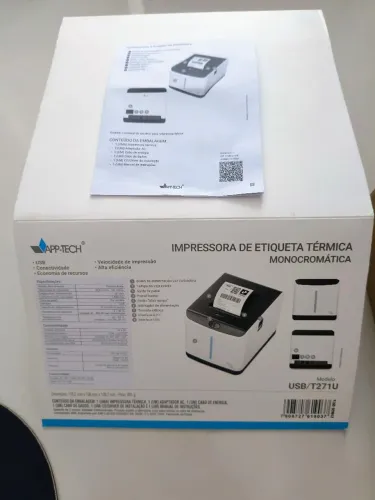 Impressora etiqueta térmica monocromática USB T271U