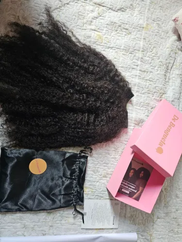 Vende-se cabelo humano - peruca U-Party Curly 60 cm- marca De Benguela original