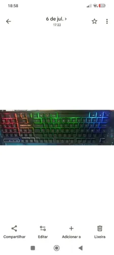 Teclado gamer