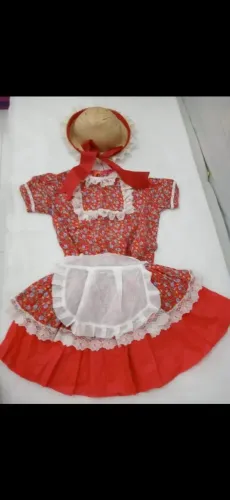Conjunto caipira para meninas 6 anos