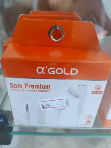 Fone com fio a'gold