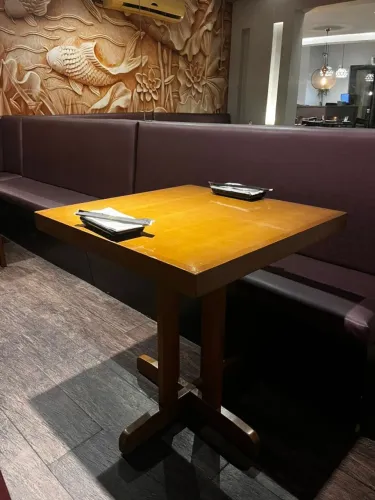 Mesa Quadrada De Madeira Para Restaurante Bar E Lanchonete