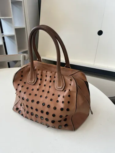 ? Bolsa Mara Mac em Couro Legítimo - Estilo Vintage