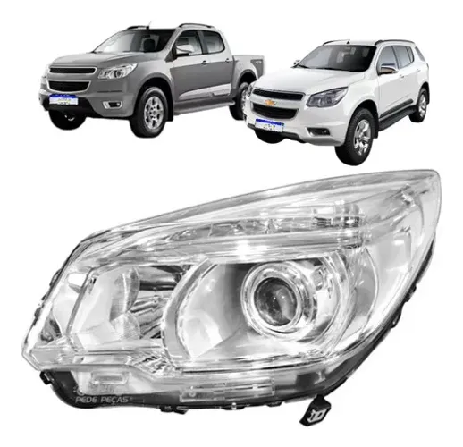 Farol Chevrolet S10 Trailblazer Ltz 2012 2013 2014 15 16 Le Esquerdo/motorista
