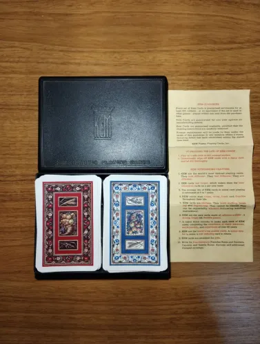 TK77 TESOUROS & RELÍQUIAS - Baralho Cartas Kem Vintage 1947 Completo Original Usa.