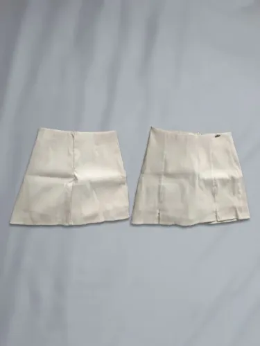 Short saia branco