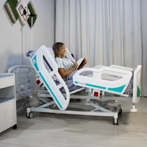 Cama Hospitalar Motorizada Premium de 10 Movimentos com Trend