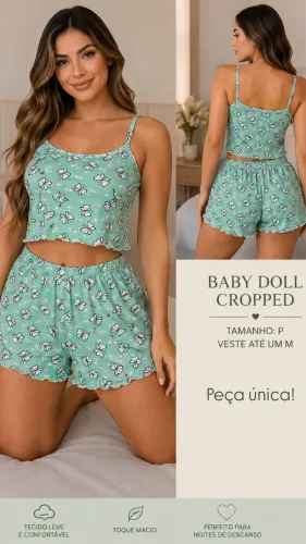 Baby Doll feminino lindo ótima qualidade preço baixo